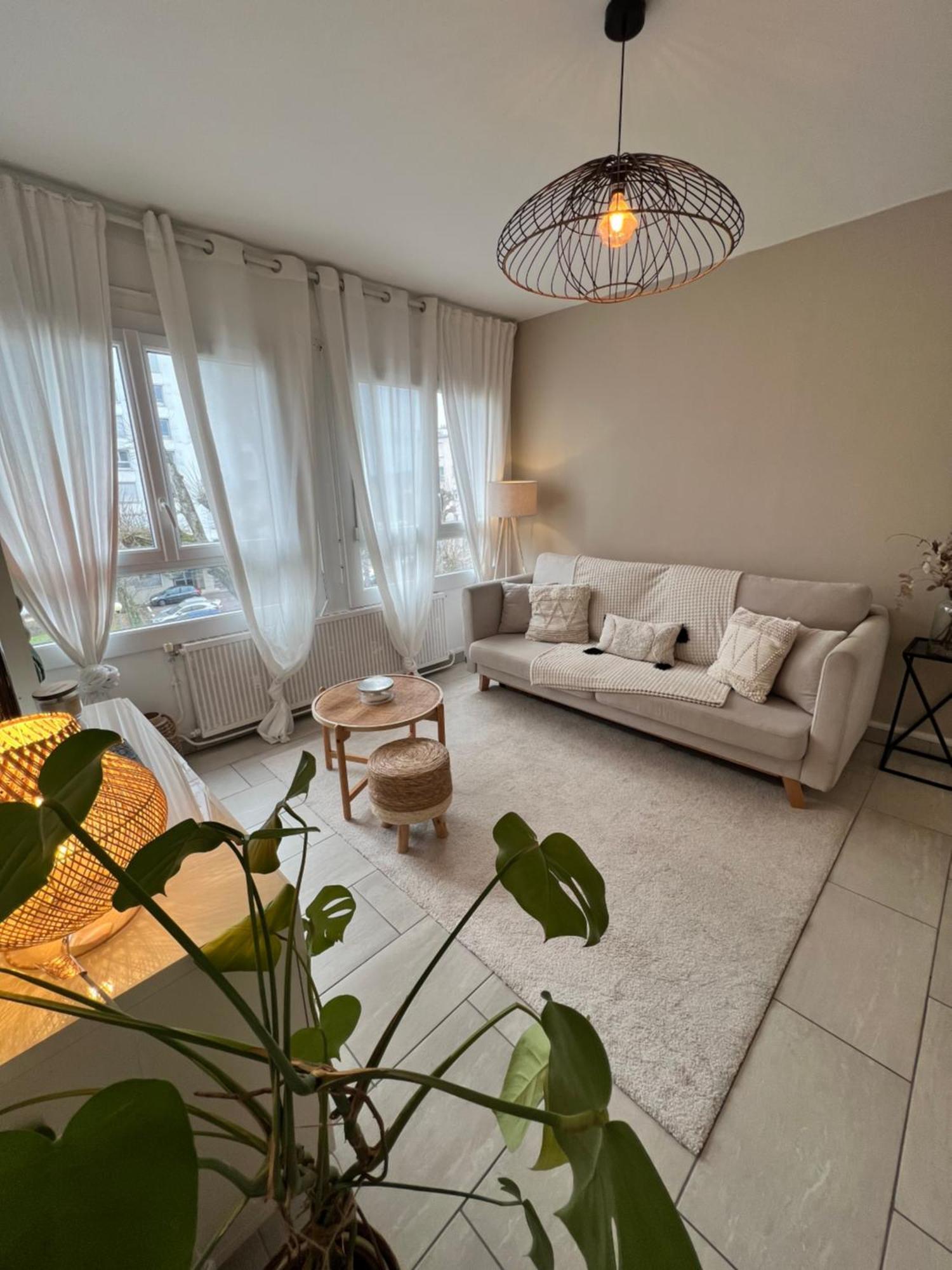 Le Bellevue - T3 - Gare & Les Jardins Darcy - Parking Free Apartment Дижон Екстериор снимка